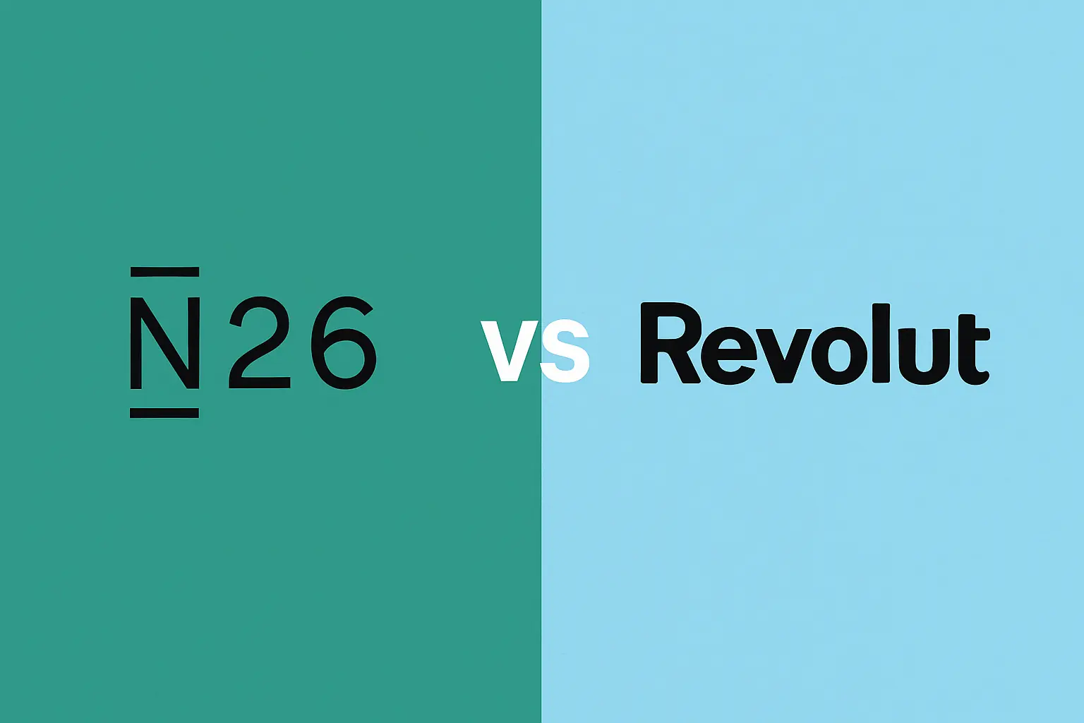 Compare N26 vs Revolut